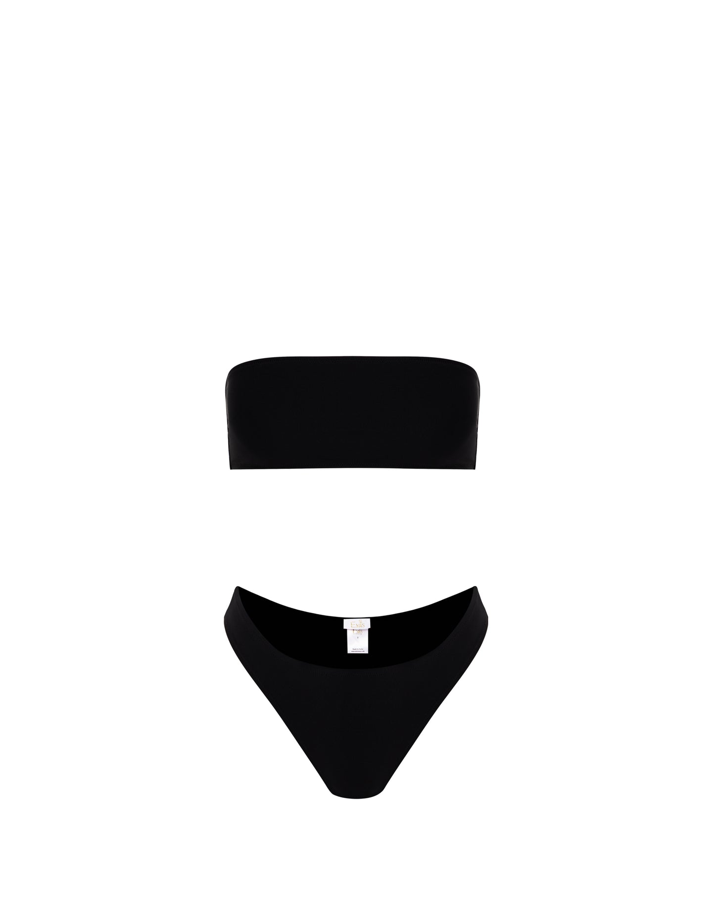 Swimsuit Pearl Black Bottom