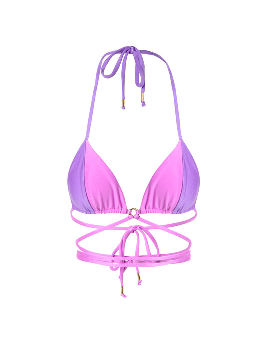 Swimsuit Angello Pink Bubble Top