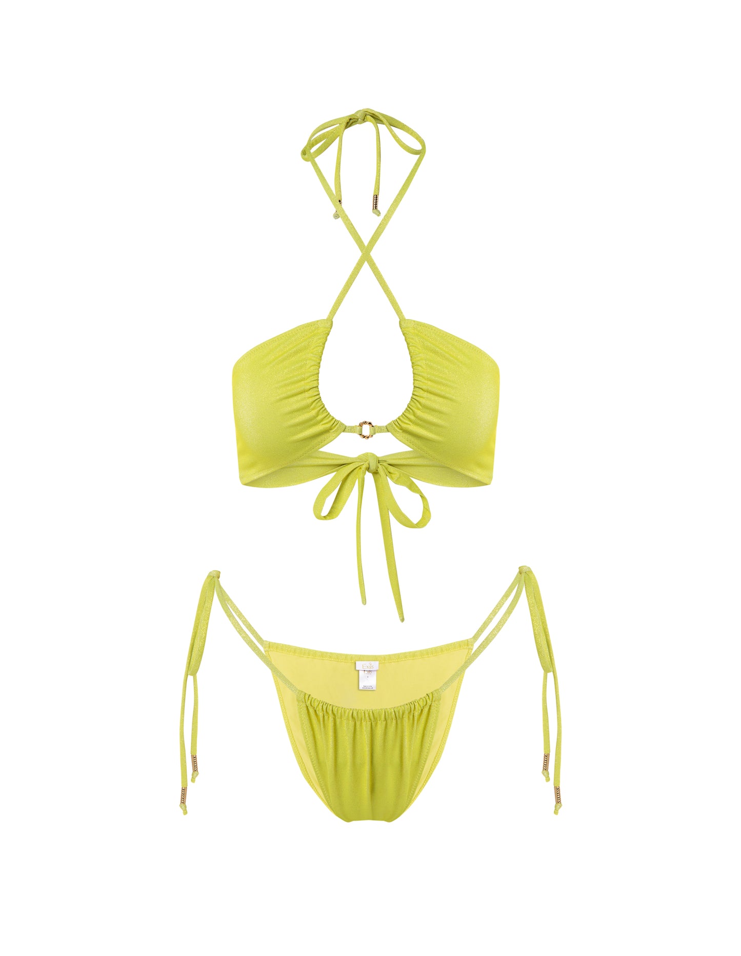 Swimsuit Sophia Shimmer Yellow Bottom