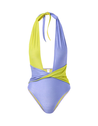 Swimsuit Calypso Lilac Lime Twist